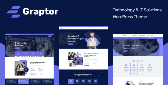 Graptor – Technology & IT Solutions WordPress Theme