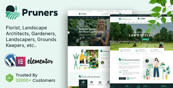 Pruners – Garden Landscaper WordPress Theme