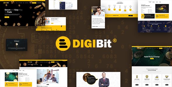 DigiBit – Bitcoin Trading Theme