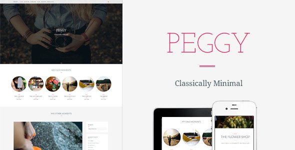 Peggy – A Responsive WordPress Blog Theme