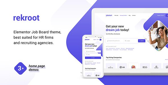 Rekroot – Recruitment Agency Elementor WordPress Theme