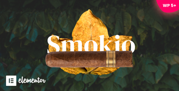 Smokio – Tobacco Store & Hookah Bar WordPress Theme
