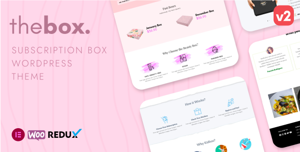 thebox | Subscription Box WordPress Theme