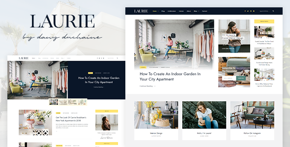 Laurie – An Interior Design WordPress Blog & Shop Theme