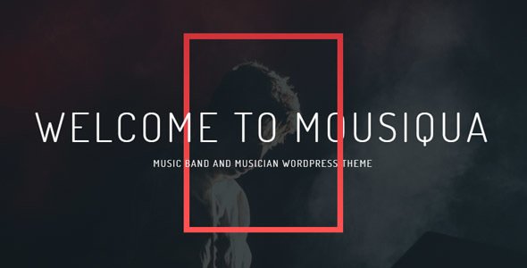 Mousiqua | Music Band & Musician OnePage WordPress Theme