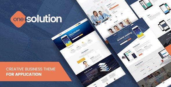 OneSolution – Application Showcase WordPress Theme