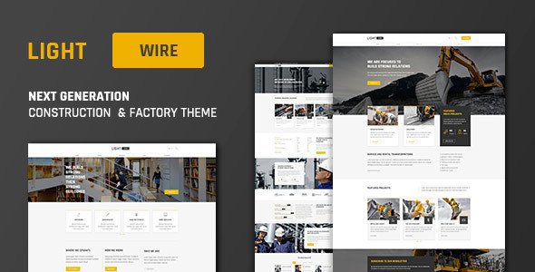 Lightwire – Construction And Industry Theme