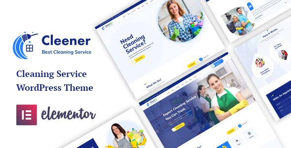 Cleener – Cleaning Services WordPress Theme