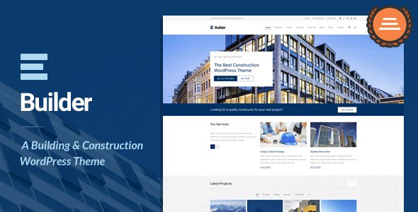 Builder – Building & Construction WordPress Theme