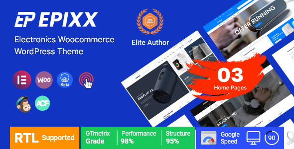 Epixx – Electronics WooCommerce WordPress Theme