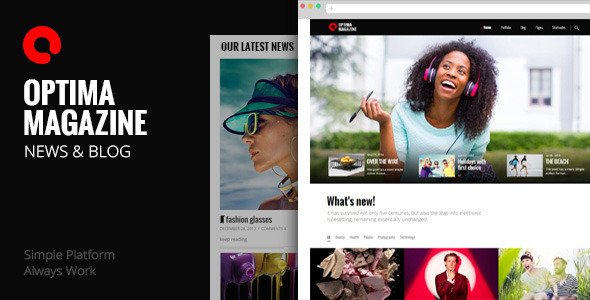 Optima – Simple Magazine WordPress Theme