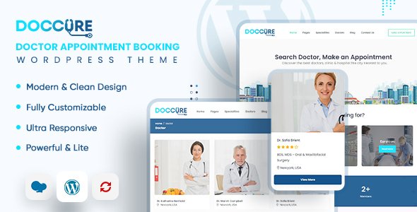 Doccure – Medical and Healthcare WordPress Theme