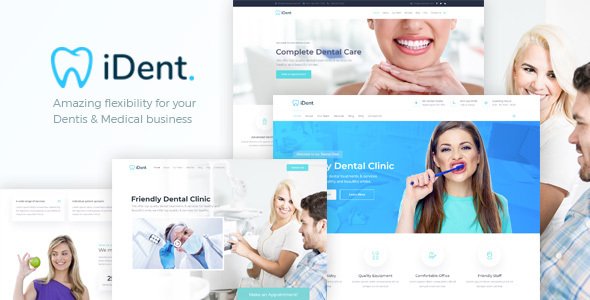 iDent – Dentist & Medical WordPress Theme