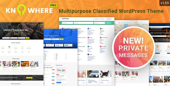 Knowhere Pro – Multipurpose Classified Directory WordPress Theme