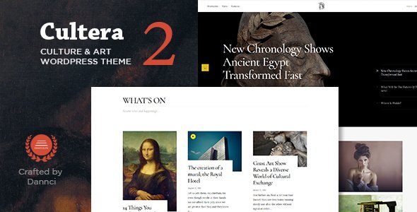 Cultera – Art & Culture WordPress Theme