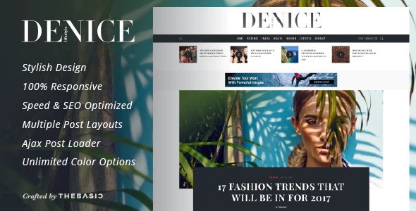 Denice – A Responsive WordPress Blog Theme