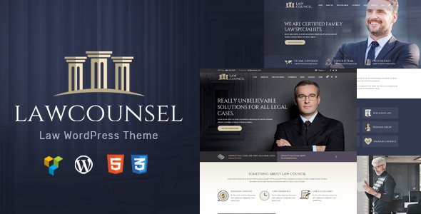 LawCounsel – Lawyers WordPress Theme