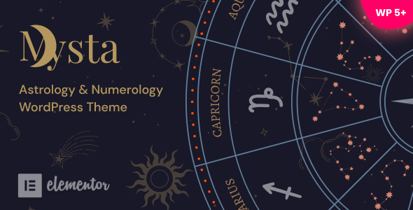 Mysta – Astrology & Numerology WordPress Theme