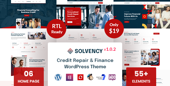 Solvency – Finance & Credit Repair WordPress Theme
