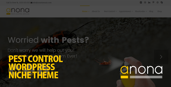 Anona – Pest Control WordPress Theme