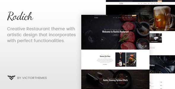 Rodich – A Restaurant WordPress Theme