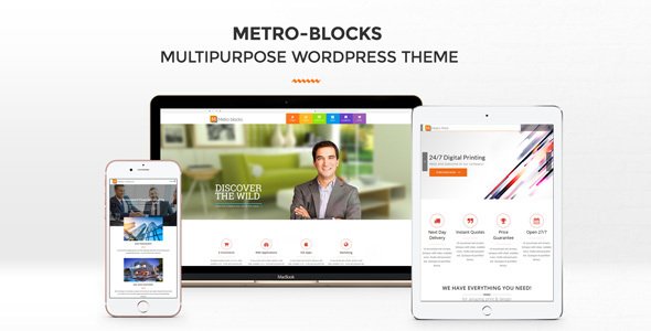 Metro-Blocks – Multi-Business WordPress theme