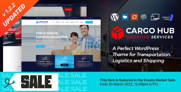 Cargo HUB – Transportation and Logistics WordPress Theme