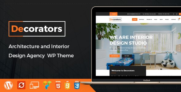 Decorators – WordPress Theme for Architecture & Modern Interior Design Studio