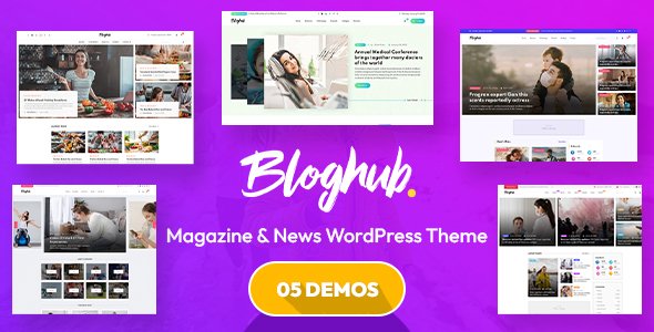 BlogHub – Magazine & News WordPress Theme