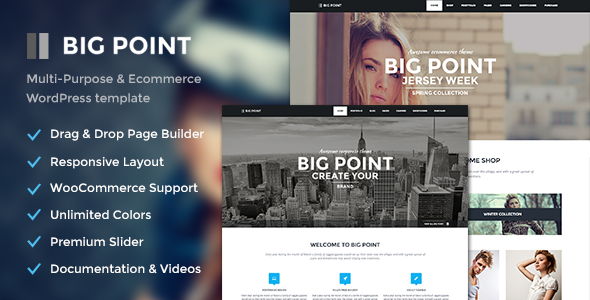 Big Point – Multi-Purpose & Ecommerce Theme
