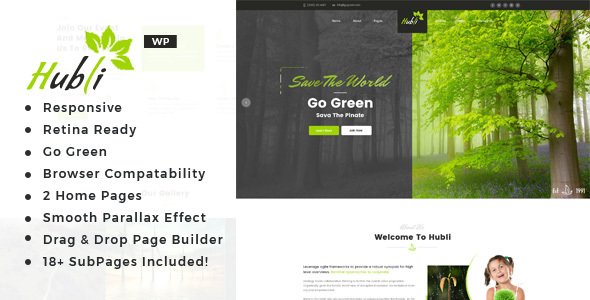 Hubli – Environment WordPress Theme
