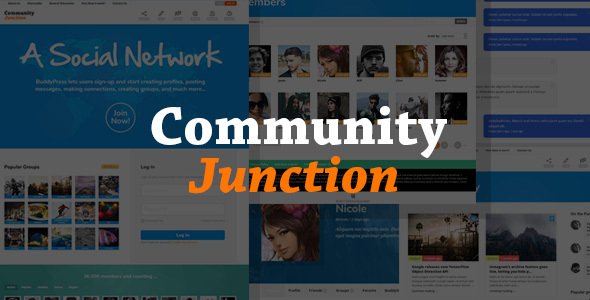 CommunityJunction – BuddyPress Membership Theme