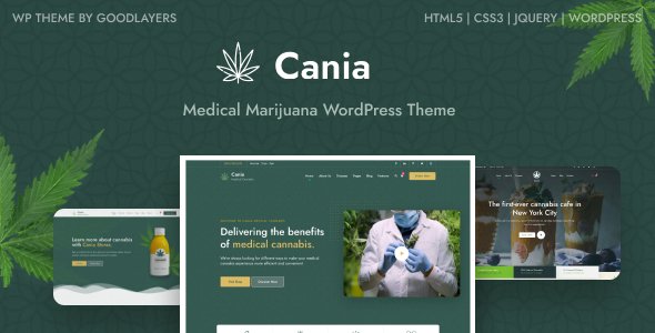 Cania – Marijuana Medical WordPress