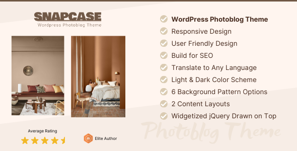 Snapcase – Responsive WordPress Photoblog Theme
