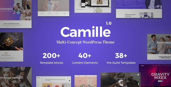 Camille – Multi-Concept WordPress Theme
