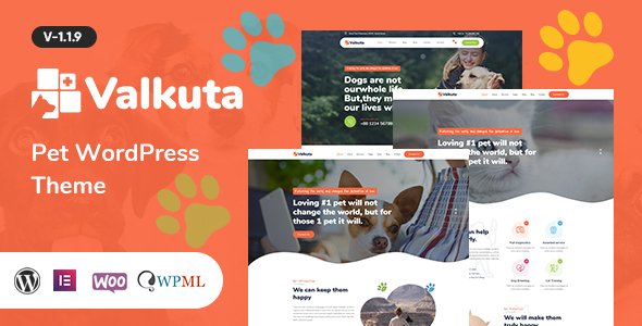 Valkuta – Pet WordPress Theme