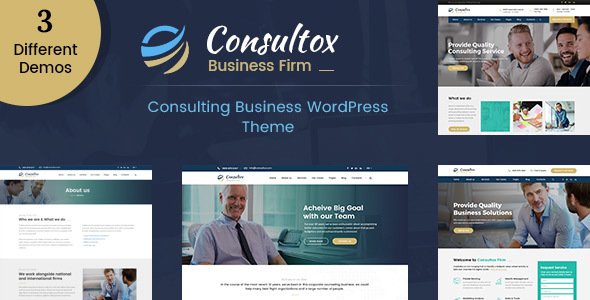Consultox – Consulting Business WordPress Theme