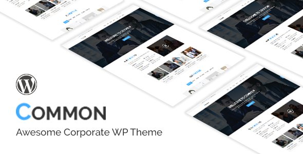 Common- One Page and Multipages WordPress Theme