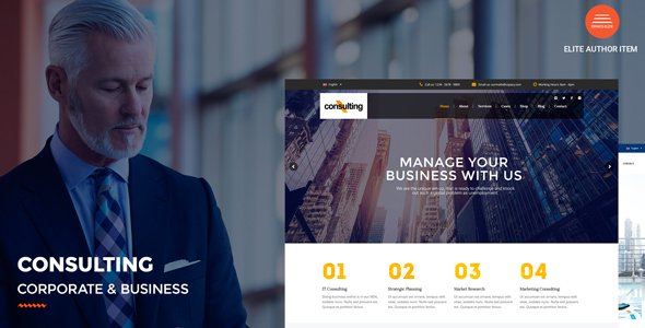 Consulting – Corporate and Business WordPress Theme