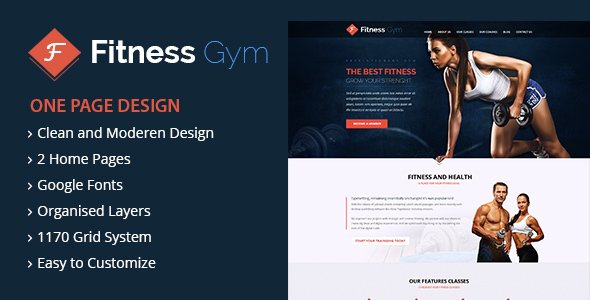 FItness – WordPress Theme