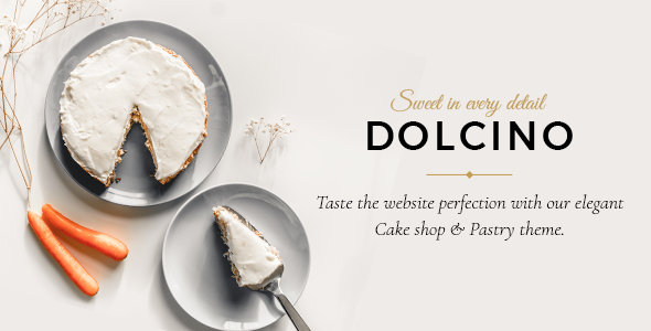 Dolcino – Pastry and Cake Shop Theme