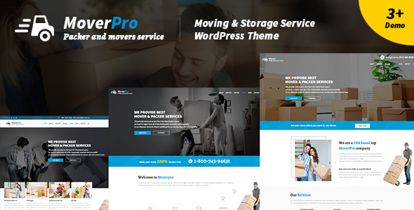 Mover Pro – WordPress Theme for Packers & Movers