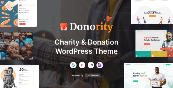 Donority – Charity & Donation WordPress Theme