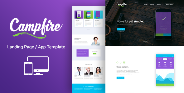 Campfire – Simple WPBakery One Page WordPress Theme