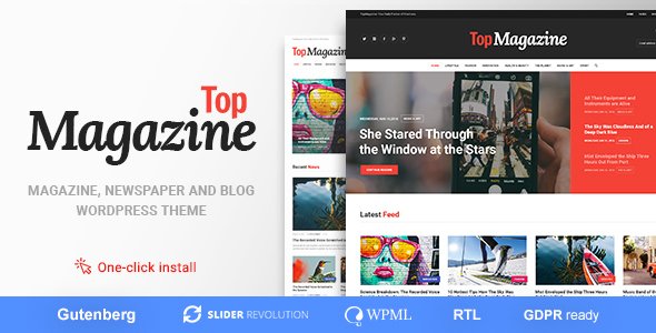 Top Magazine – Blog and News WordPress Theme