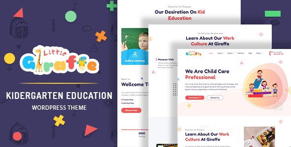 Giraffe – Kindergarten Education WordPress Theme