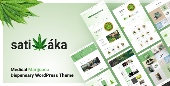 Sativaka – Medical Marijuana Dispensary WordPress