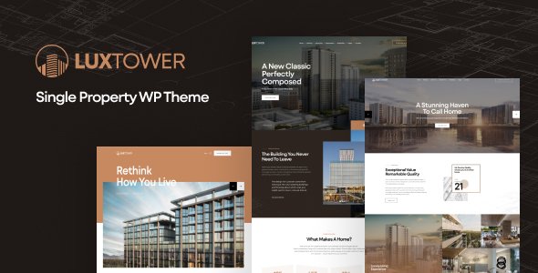 Luxtower – Single Property WordPress Theme