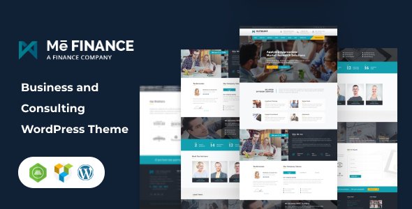 Me Finance – Business and Consulting WordPress Theme