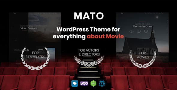 Mato – Movie Studios and Filmmakers WordPress Theme